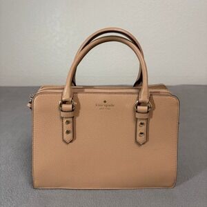 Kate Spade Mulberry Street Lise Satchel Women Medium Blush Leather Handbag